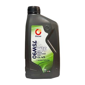 روغن گیربکس اسکار مدل  mtf 75w90 فول سنتتیک حجم یک لیتر