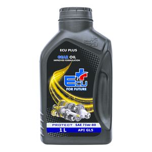 روغن گیربکس اکوپلاس مدل  gl5 کد 75w80 حجم یک لیتر
