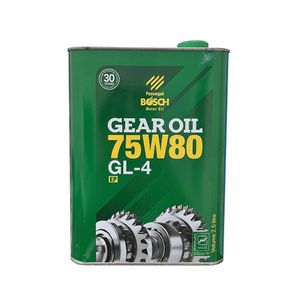 روغن گیربکس بوش مدل 75w80 gl 4 حجم 2.5 لیتر