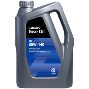روغن گیربکس خودرو آیسین مدل gl5 85w 140 ظرفیت 4 لیتر