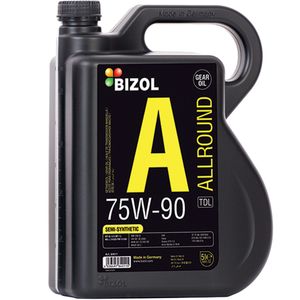 روغن گیربکس خودرو بیزول مدل allround tdl 75w 90 ظرفیت 5 لیتر