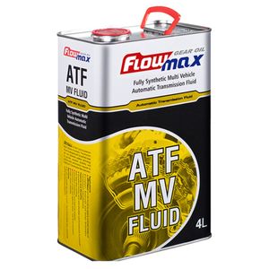 روغن گیربکس خودرو فلومکس مدل atf mv fluid فول سینتتیک حجم 4 لیتر
