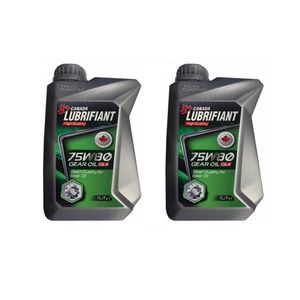 روغن گیربکس خودرو لوبریفنت کانادا مدل sae 75w 80 حجم 1 لیتر بسته 2 عددی