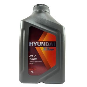 روغن گیربکس خودرو هیوندای اکستیر مدل 75w80  gl5 حجم 1 لیتر