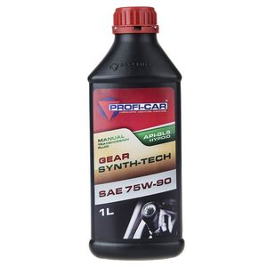 روغن گیربکس خودرو پروفی کار مدل gear synth tech 75w 90 حجم 1 لیتر