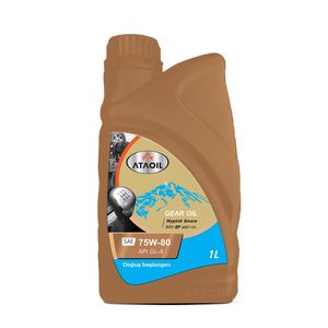 روغن گیربکس دستی آتا اویل مدل 75w80 gl 4 حجم 1 لیتر