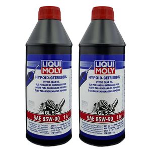 روغن گیربکس دستی لیکومولی مدل 85w 90 gl5 حجم 1 لیتر بسته 2 عددی