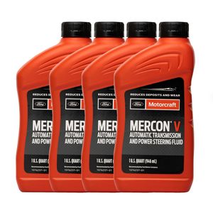 روغن گیربکس موتورکرافت مدل mercon v حجم 1 لیتر بسته 4 عددی