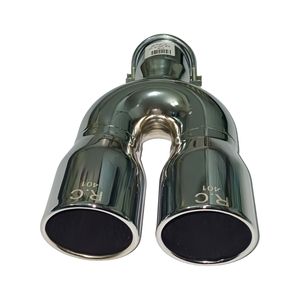سر اگزوز آر سی مدل دو لول r.c401 آبکاری کرم