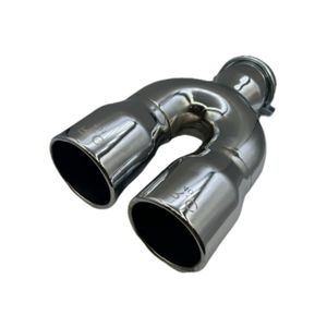 سر اگزوز دولول خودرو مدل morono کدjs401 تمام آبکاری