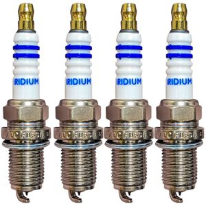 شمع تقویتی خودرو بوش مدل سوزنی ایریدیوم کد fr7dc.russia پایه کوتاه مناسب برای رنو ال ۹۰ و ساندرو بسته ۴ عددی