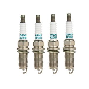 شمع خودرو دنسو مدل سه پلاتین ایریدیوم کد fk20hbr11 بسته 4 عددی