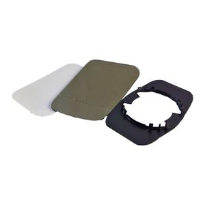 شیشه آینه جانبی راست اتحاد طلایی آسیا مدل p1 chasbr کد 10111108 مناسب برای پراید مجموعه 3 عددی