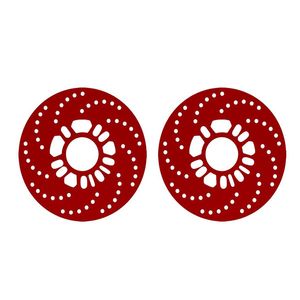 صفحه پشت رینگ خودرو مدل 53x1 سایز 13 اینچ بسته دو عددی
