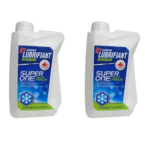 ضد یخ خودرو لوبریفنت کانادا مدل super one حجم 1 لیتر بسته 2 عددی