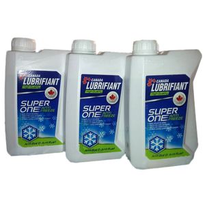 ضد یخ خودرو کانادا لوبریفنت مدل super one حجم 1 لیتر بسته 3 عددی