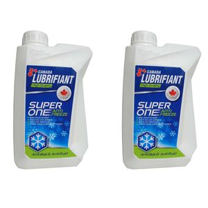 ضد یخ خودرو کانادا لوبریفنت مدل super one حجم 1000 میلی لیتر بسته 2 عددی