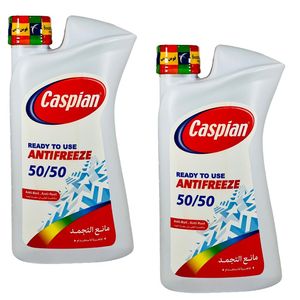 ضدیخ خودرو کاسپین مدل am 11l 50_50 وزن 1 کیلوگرم مجموعه 2 عددی