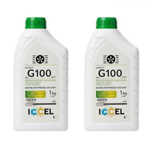 ضدیخ و ضدجوش 100 به 0 آیسل مدل g100 حجم 0.9 لیتر بسته 2 عددی