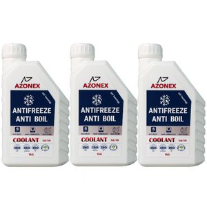 ضدیخ و ضدجوش 50 به 50 آزونکس مدل coolant حجم 1  لیتر بسته 3 عددی