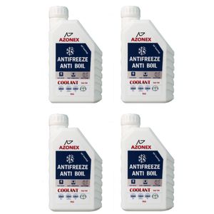 ضدیخ و ضدجوش 50 به 50 آزونکس مدل coolant حجم 1 لیتر بسته 4 عددی