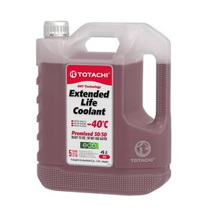 ضدیخ و ضدجوش 50 به 50 توتاچی مدل extended life coolant 50_50 حجم 4 لیتر