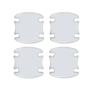 ضربه گیر و برچسب ضدخش زیردستگیره درب خودرو مدل  ژله ای کد ph j1 بسته 4 عددی
