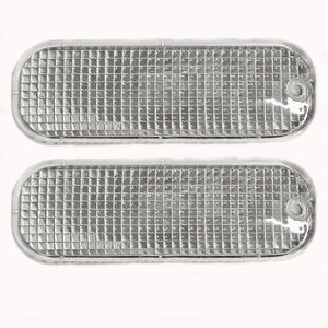 طلق چراغ راهنما داخل سپر خودرو چیکال مدل p 542 مناسب برای پراید بسته 2 عددی