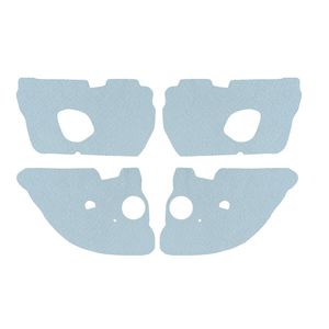 عایق صداگیری درب خودرو مدل 2 لایه oromcut مناسب برای پژو 206 مجموعه 4 عددی
