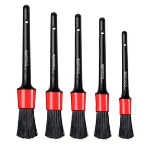فرچه دیتیلینگ خودرو کروکودیل مدل c5 مجموعه 5 عددی
