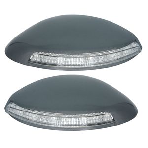 فلاپ آینه چراغ دار مدادی خودرو مدل b r مناسب برای پژو 206 بسته 2 عددی