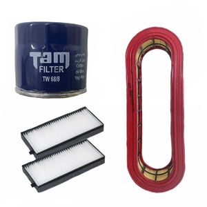 فیلتر روغن تام مدل tw68_8 مناسب برای کوییک_ساینا به همراه فیلتر هوا و کابین