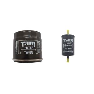 فیلتر روغن خودرو تام مدل tw 68_8 مناسب برای پراید به همراه فیلتر بنزین تام