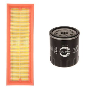 فیلتر روغن خودرو سرکان مدل sf7730 مناسب برای پژو405 به همراه فیلتر هوا سرکان