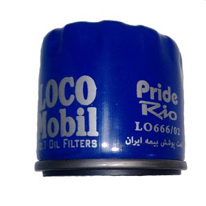 فیلتر روغن خودرو لوکومبیل مدلlo666_02 مناسب برای کوییک
