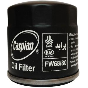فیلتر روغن خودروی کاسپین مدل fw68_80 مناسب برای پراید 141