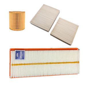 فیلتر هوا جی ای کی مدل 1371مناسب برای سیتروین c3 به همراه فیلتر روغن و کابین
