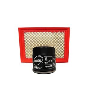 فیلتر هوای خودروی کاسپین مدل fc2199x به همراه فیلتر روغن 6880 مناسب برای پراید نسیم