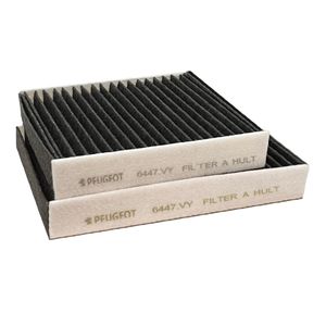فیلتر کابین خودرو پژو مدل 6447.vy مناسب برای پژو 2008، سیتروئن c3 و دی اس ds5 بسته 2 عددی