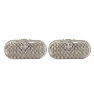 قاب راهنما گلگیر خودرو قطعه سازان کبیر مدل ghb l90wh 30508 مناسب برای رنو l90 مجموعه 2 عددی