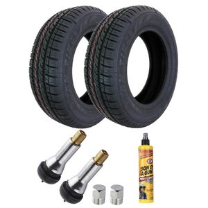 لاستیک خودرو ایران تایر مدل karena سایز 185_60_14   دو حلقه به همراه والف و واکس