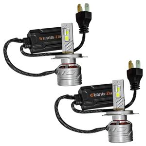 لامپ هدلایت چراغ جلو تک حالته بست یدک مدل یخی کد cb1300 پایه h4 بسته ۲ عددی