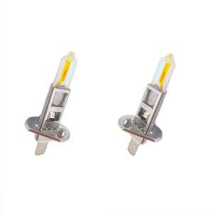لامپ چراغ جلو هفت رنگ مجد مدل h1 12v 100w مجموعه دو عددی