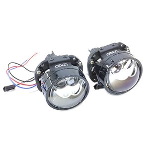 لنز خودرو لنزو کد 004 مدل جغدی 2.5 اینچ پایه دو کنتاکت بسته دو عددی