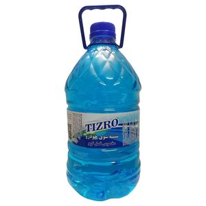 مایع تمیز کننده شیشه خودرو تیزرو صنعت مدل فصل گرم حجم 4 لیتر