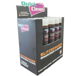 مایع شیشه شوی خودرو کوئیک کلین مدل qc3230 حجم 80 میلی لیتر بسته 15 عددی