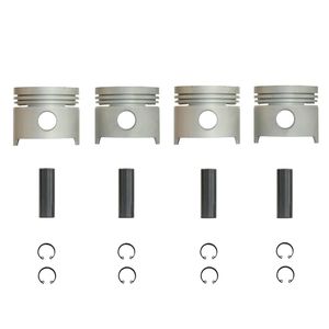 مجموعه 4 عددی پیستون و گژنپین و خار کارتک مدل ctpaykan0014 تعمیر دوم مناسب برای پیکان