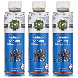 محلول نشتگیر رادیاتور خودرو گات مدل radiator sealant 62011 حجم 300 میلی لیتر مجموعه 3 عددی