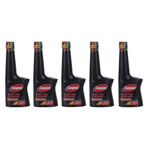 مکمل تمیز کننده سیستم سوخت خودرو کاسپین کد 02 حجم 230 میلی لیتر بسته 5 عددی