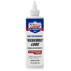مکمل روغن روان کننده یاتاقان و میل سوپاپ لوکاس مدل assembly lube حجم 237 میلی لیتر
